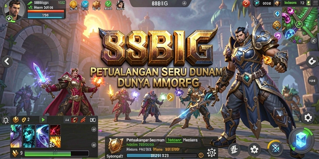 Tampilan gameplay seru dari 88BIG di dunia MMORPG.