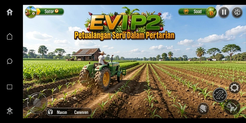 Tampilan gameplay <strong>EVIP2</strong> yang menggugah selera pertanian.