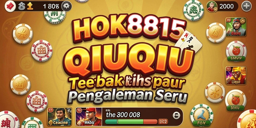 Gameplay seru di HOKI8815 dengan kartu QiuQiu.