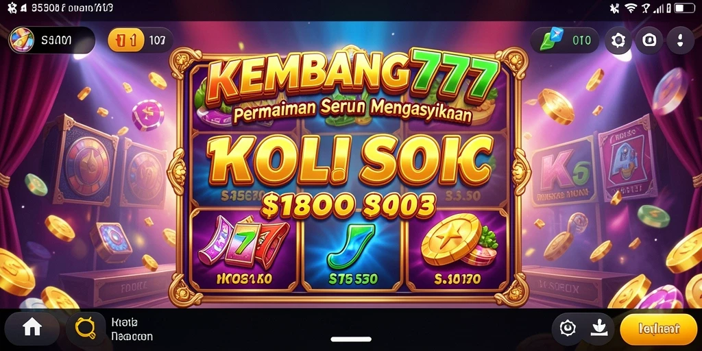 Screenshot gameplay KEMBANG777 yang menampilkan suasana seru permainan Slot.