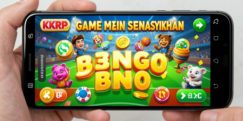 Tampilan gameplay Bingo yang seru dan menarik di KKRP.