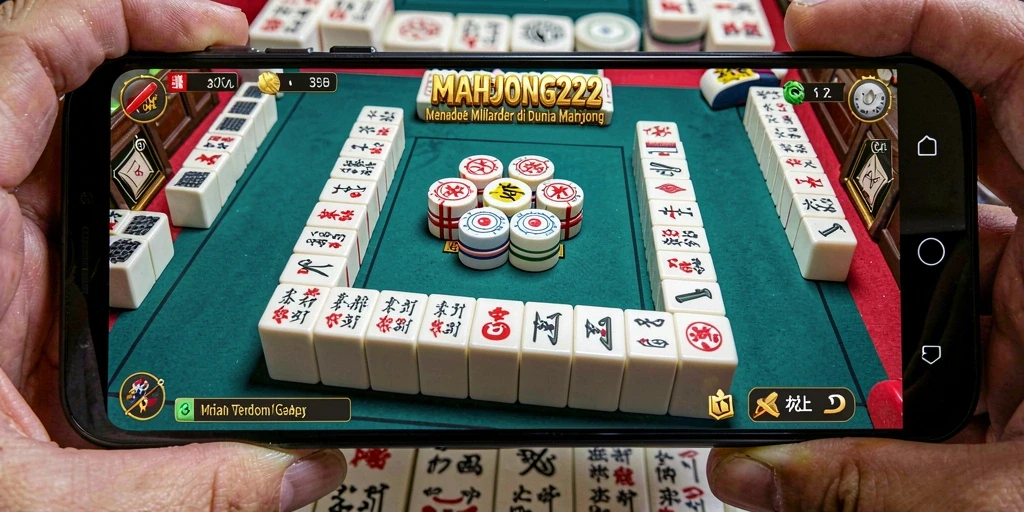 Tampilan gameplay seru dalam MAHJONG222 yang penuh strategi.
