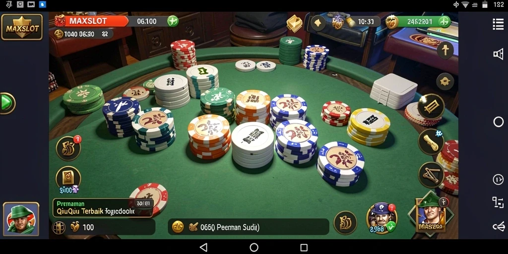 Gameplay seru MAXSLOT QiuQiu dengan tampilan menarik.
