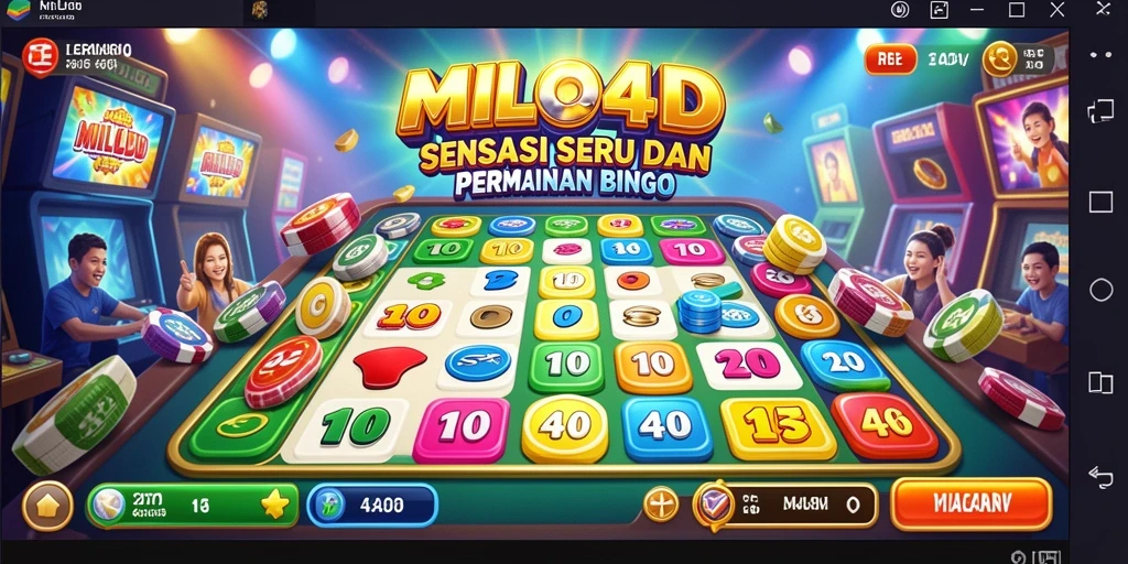 Tampilan gameplay seru dari MILO4D dengan Bingo