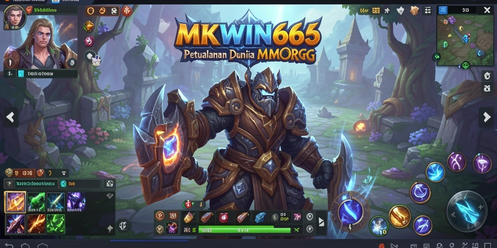Screenshot gameplay MKWIN666 menunjukkan petualangan seru dalam dunia MMORPG.