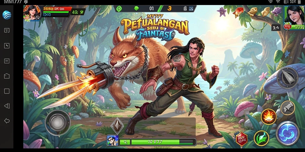 Gameplay seru dalam MT777 dengan grafis menawan dan petualangan menarik.