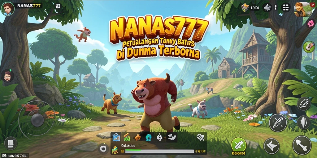Screenshot NANAS777 menampilkan aksi petualangan yang mendalam di dunia terbuka.