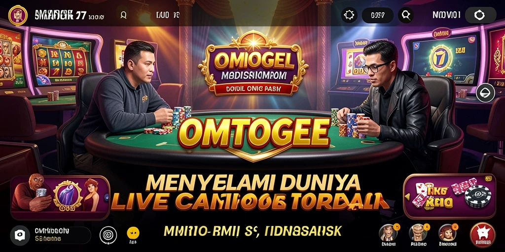 Tampilan gameplay Live Casino OMTOGEL yang mengasyikkan dan interaktif.