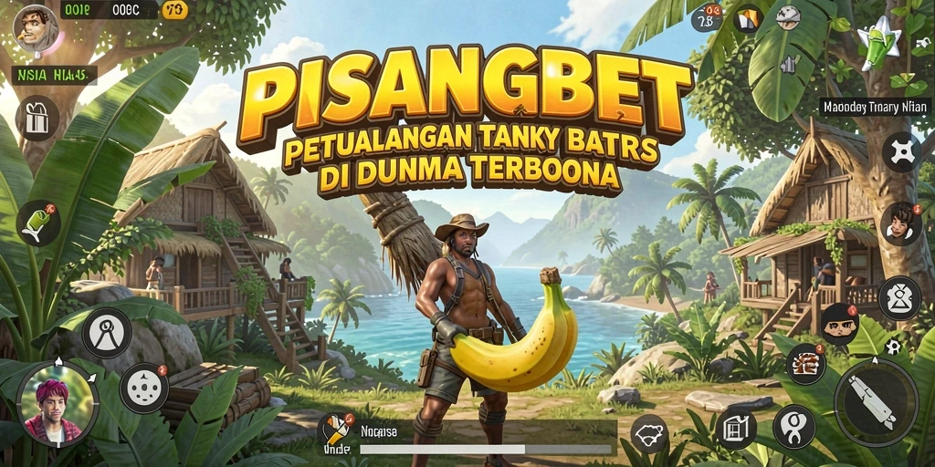 Tampilan menakjubkan dari gameplay PISANGBET di dunia terbuka.