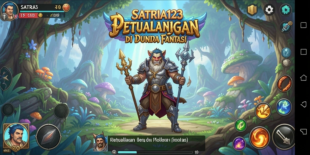 Tangkapan layar SATRIA123 menunjukkan aksi petualangan yang mendebarkan.
