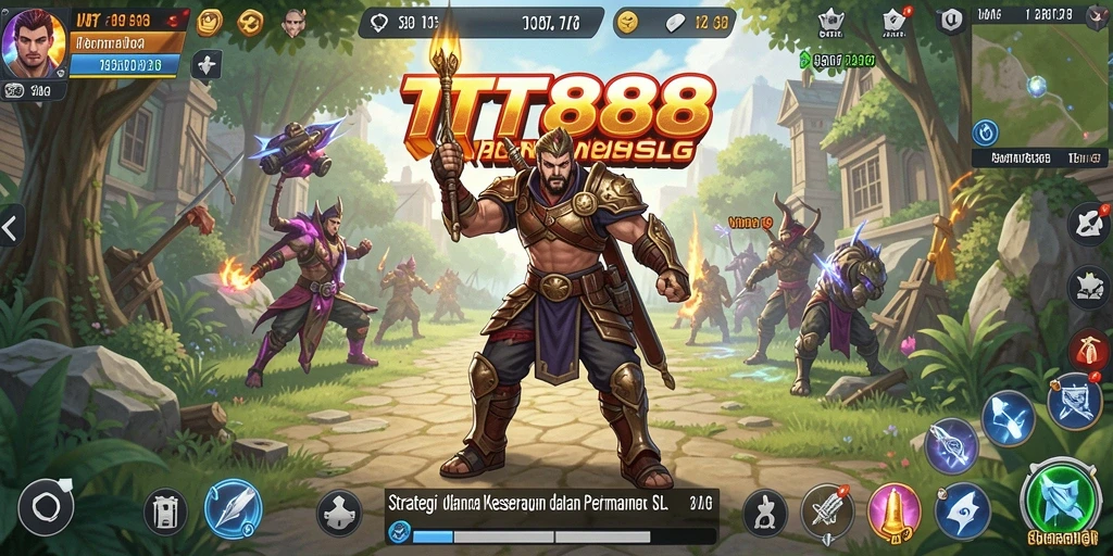 Tampilan gameplay TTT888 yang penuh strategi dan aksi seru.